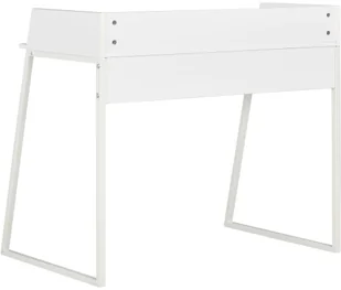 vidaXL vidaXL Biurko, białe, 90 x 60 x 88 cm - Biurka - miniaturka - grafika 4