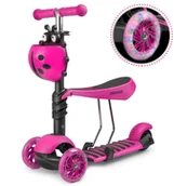 Hulajnogi - LED Hulajnoga Balansowa Trójkołowa Dla Dzieci 2w1 - miniaturka - grafika 1