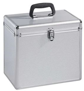 Hama Kufer Na 50 Płyt Winylowych Srebrny 001814350000 - Akcesoria gramofonowe - miniaturka - grafika 2