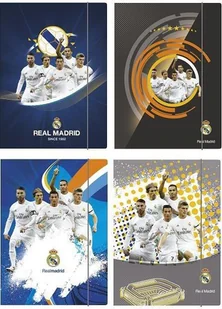 Astra Teczka z gumką A4 Real Madrid 10 sztuk mix - Szkolne artykuły papiernicze - miniaturka - grafika 2