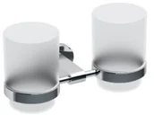 Akcesoria łazienkowe - Ravak CHROME - komplet kubków szklanych z Uchwytem ściennym X07P189 - miniaturka - grafika 1