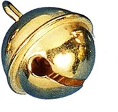 Pozostałe akcesoria dla plastyków - Rayher 2503306 metalowymi dzwonkami, w kształcie kuli, SB-Btl, 10 sztuki, złota, o średnicy 19 MM 2503306 - miniaturka - grafika 1
