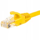 Patchcordy - Patchcord RJ45 kat. 5e Utp, 2m żółty - miniaturka - grafika 1