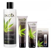 Zestawy kosmetyków damskich - INDIA Cosmetics Zestaw męskich NATURALNYCH kosmetyków z KONOPI - miniaturka - grafika 1