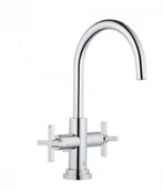 Baterie umywalkowe - Kludi Nova Fonte Classic Bateria umywalkowa wysoka chrom 201180520 - miniaturka - grafika 1