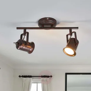 2-punktowa lampa sufitowa LED Cansu - Lampy sufitowe - miniaturka - grafika 3