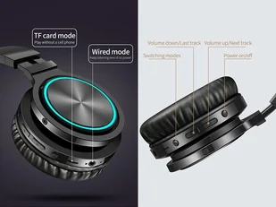 Picun B12 czarne - Słuchawki - miniaturka - grafika 5