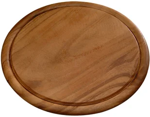 Kesper 20444 deska do podawania mięs, ciemne drewno akacjowe, z rowkiem, grubość: 1,5 cm, średnica: 30 cm 28444 - Deski do krojenia - miniaturka - grafika 2