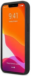 Karl Lagerfeld KLHCP13SPKMB iPhone 13 mini 5,4" niebieski/blue hardcase Leather Ikonik Karl s Head Metal KF000803 - Etui i futerały do telefonów - miniaturka - grafika 6