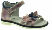 Buty dla dziewczynek - Wojtyłko Wojty$15ko Sandały dziecięce z błyszczącą cholewką 2320 Róż 14380 - miniaturka - grafika 1