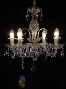 Elita bohemia Żyrandol kryształowy 4-ramienny - Bohemia L 416/4/12 sirm - Lampy sufitowe - miniaturka - grafika 4