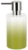 Dozowniki papieru i mydła dla firm - Spirella spirella dozownik mydła z porcelany, o przebiegu kolorów, zielona limetka 10.17961 - miniaturka - grafika 1