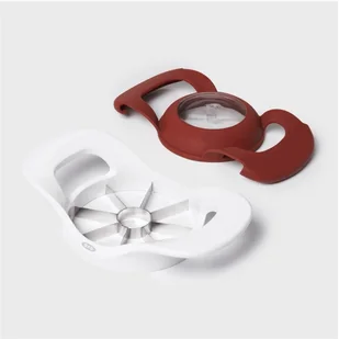 OXO - Good Grips OXO Good Grips 11154000 apfeltrenner z wypychaczem, tworzywo sztuczne, czerwony/biały, 5 x 10,16 x 20,32 cm 11154000UK - Siekacze tarki i szatkownice - miniaturka - grafika 6