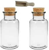 Wesele i ślub - Viva Haushaltswaren Artykuły gospodarstwa domowego Viva przyprawy szklanki z zapięciem z korka, przezroczysty, 300 ml #61992# - miniaturka - grafika 1