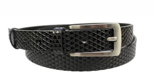 Pas-Max (PL) Pasek Damski Skórzany (PL) Skóra Licowa EXTRA Wzór Trójkąty 25 mm CZARNY k400 - Paski Pas-Max (PL) Pasek Damski Skórzany (PL) Skóra Licowa EXTRA Wzór Trójkąty 25 mm CZARNY k400 - Paski - miniaturka - grafika 4