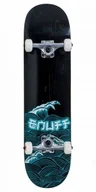 Deskorolki - Enuff skateboards Enuff Big Wave Deskorolka 8" Black Blue ENU2990-BB - miniaturka - grafika 1