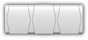 Elektro-Plast Nasielsk Gniazdo Potrójne z uziemieniem HERMES 2 1023-00 - Gniazdka elektryczne - miniaturka - grafika 2