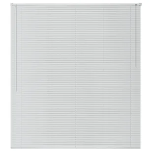 vidaXL Żaluzja aluminiowa, biała 140x160 cm - Żaluzje - miniaturka - grafika 2