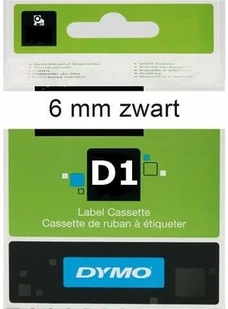 Dymo ETYKIETA D1 6mmx7m CZARNY/BIAŁY S0720780 ETDYND10600 [1213407] - Etykiety do drukarek - miniaturka - grafika 2