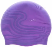 Pływanie - Vivo Czepek silikonowy Vivo B-1315 3-D wrzosowy - miniaturka - grafika 1