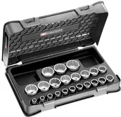 Klucze i nasadki - FACOM Zestaw nasadek 1/2" 6-kątnych 8-32 mm, S.400B - miniaturka - grafika 1