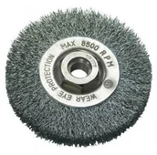 Materiały ścierne - unimet SZCZOTKA TARCZOWA DRUT STALOWY M-14, FI120MM - miniaturka - grafika 1