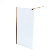 Kabiny prysznicowe - Massi WALK IN FIX GOLD 120x195 MSKP-FA1021-120-G - miniaturka - grafika 1