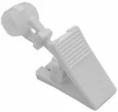 Karnisze - Żabki z rolką do szyny sufitowej białe 100 szt. - miniaturka - grafika 1