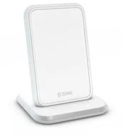Ładowarki do telefonów - Zens Bezprzewodowa ładowarka Stand ZESC13W) Biała - miniaturka - grafika 1