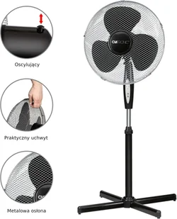 Wentylator Clatronic Wentylator stojący VL 3741 S - Wentylatory - miniaturka - grafika 3