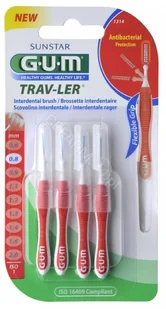 Gum - Szczoteczka Trav-Ler 0,8mm 4szt - Szczoteczki do zębów - miniaturka - grafika 2