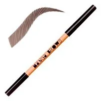 Neve Cosmetics Neve Cosmetics, Manga Brows, kredka podwójna ze szczoteczką do stylizacji brwi 1 brąz/ciemny brąz, 1 szt. - Akcesoria i kosmetyki do stylizacji brwi - miniaturka - grafika 3