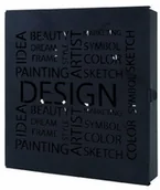 Szafki biurowe - Haku-Möbel HAKU Meble 44325 półka na klucze 22 x 5 x 24 cm, biała 44525 - miniaturka - grafika 1