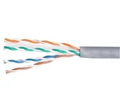 Kable miedziane - Equip 404531 wire "Cat6 U/UTP 4p23", 100 m Czarny 404531 - miniaturka - grafika 1