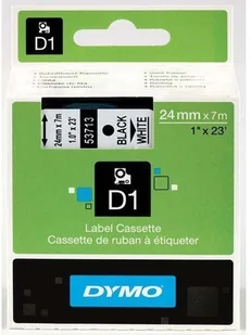 Dymo TAŚMA D1- 24MM X 7M CZARNY/ BIAŁY (53713) S0720930 - Etykiety samoprzylepne i bloki etykiet - miniaturka - grafika 7