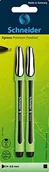 Flamastry - Schneider 79001  Cienkopisy Xpress 0,8 2 szt., czarna 79001 - miniaturka - grafika 1