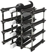 Pozostałe akcesoria barmańskie - NOOK Weinregal Regał na wino Nook  modułowy system regałowy do butelek wina  praktyczny regał na wino w celu optymalnego przechowywania butelek NWR_9 - miniaturka - grafika 1