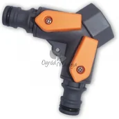 Akcesoria do urządzeń ogrodniczych - Bradas Trójnik z dwoma zaworami Gold Line GW 3/4" GL5002 - miniaturka - grafika 1