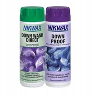 Środki do obuwia i ubrań - Nikwax Down Wash Direct 300ml + Down Proof 300ml - miniaturka - grafika 1