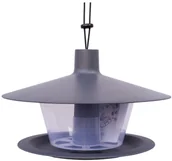 Karmniki dla ptaków - Karmik dla ptaszków Finch, szary - miniaturka - grafika 1