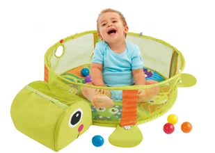 Import LEANToys Mata Edukacyjna Żółw Kojec Piłeczki Dla Maluszka LT-10005-0 - Maty edukacyjne - miniaturka - grafika 3