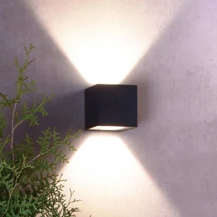 Deko-Light Kinkiet zewnętrzny LED Jabbah ciemnoszary, up/down - Lampy ogrodowe - miniaturka - grafika 4