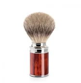 Akcesoria do golenia męskie - Mühle Pędzel do golenia Mühle z włosia borsuczego  silvertip, sztuczny szylkret 091M108 - miniaturka - grafika 1