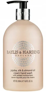 Baylis & Harding Signature Jojoba, Silk & Almond Oil Hand Wa - Mydło do rąk 500 ml - Mydła - miniaturka - grafika 2