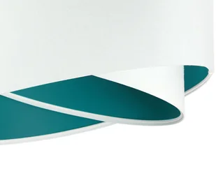 EULUNA Lampa wisząca Vivien, dwukolorowa, biała/turkusowa - Lampy sufitowe - miniaturka - grafika 2