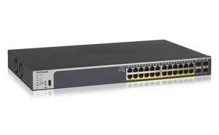 Netgear GS728TP-200EUS 28-Port Gigabit Smart Managed Pro portowe przełączniki PoE + i 4 SFP ports Czarny GS728TP-200EUS - Switche - miniaturka - grafika 5