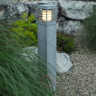 HEITRONIC La Mer słupek ogrodowy z prawdziwego granitu - Lampy ogrodowe - miniaturka - grafika 2