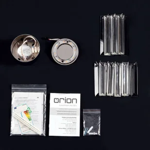 Orion Lampa wisząca Prism, szkło kryształ, 10cm, chrom - Lampy sufitowe - miniaturka - grafika 5