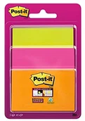 Etykiety samoprzylepne i bloki etykiet - Post-it Post-It Notes na 34323pog w konkurencyjnej Super Sticky Notes, 45 arkuszy, 3 blok, 48 X 76 MM, 76 X 76 MM, 76 X 101 MM 3432SS3-POG - miniaturka - grafika 1