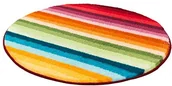 Dywaniki łazienkowe - Meusch Funky 2867148518 okrągły dywanik łazienkowy, 80 cm, wielobarwny 2867148518 - miniaturka - grafika 1